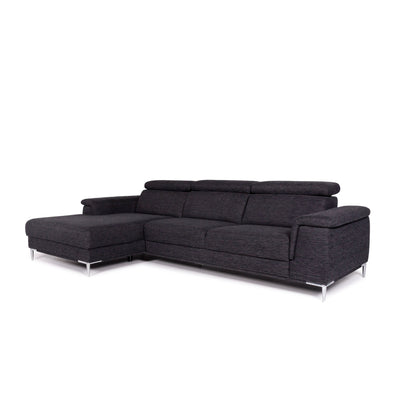 akad'or 2990 Stoff Ecksofa Grau Anthrazit Sofa Couch #10911