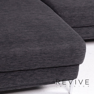 akad'or 2990 Stoff Ecksofa Grau Anthrazit Sofa Couch #10911