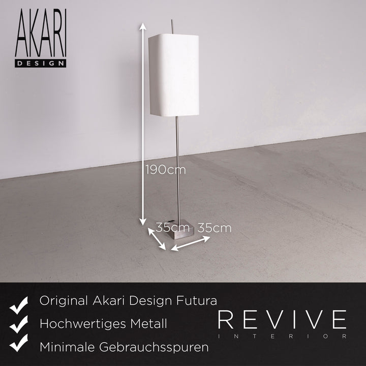Akari Design Futura Floor Stehleuchte Weiß Lampe Modern Leuchte #7843