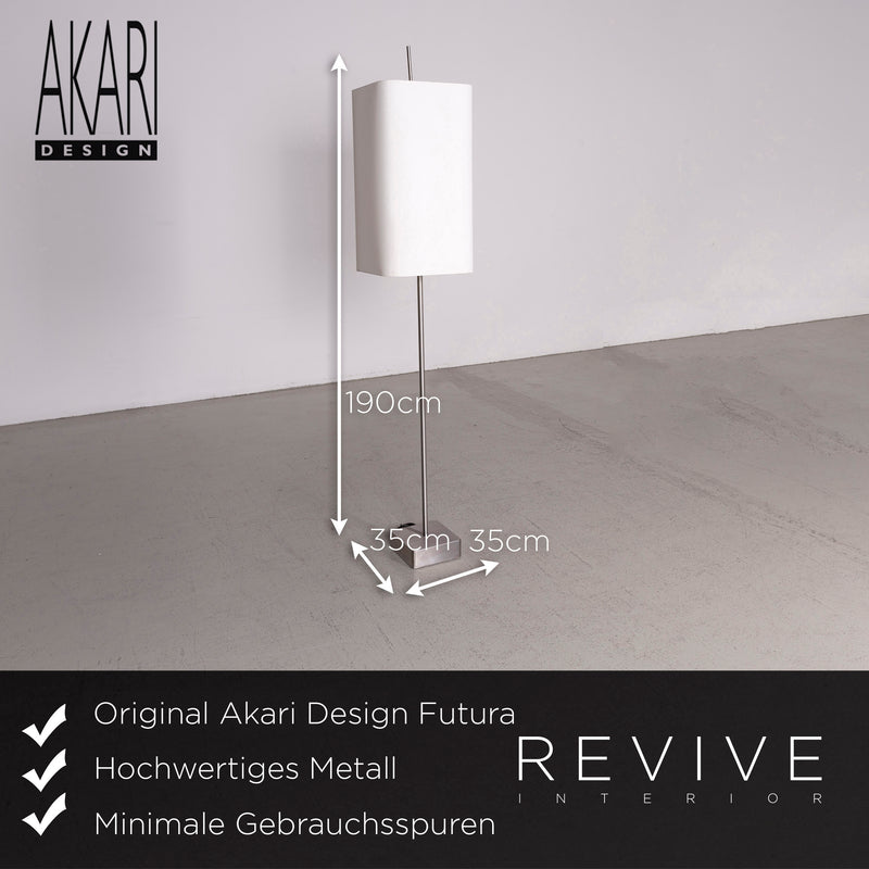 Akari Design Futura Floor Stehleuchte Weiß Lampe Modern Leuchte 