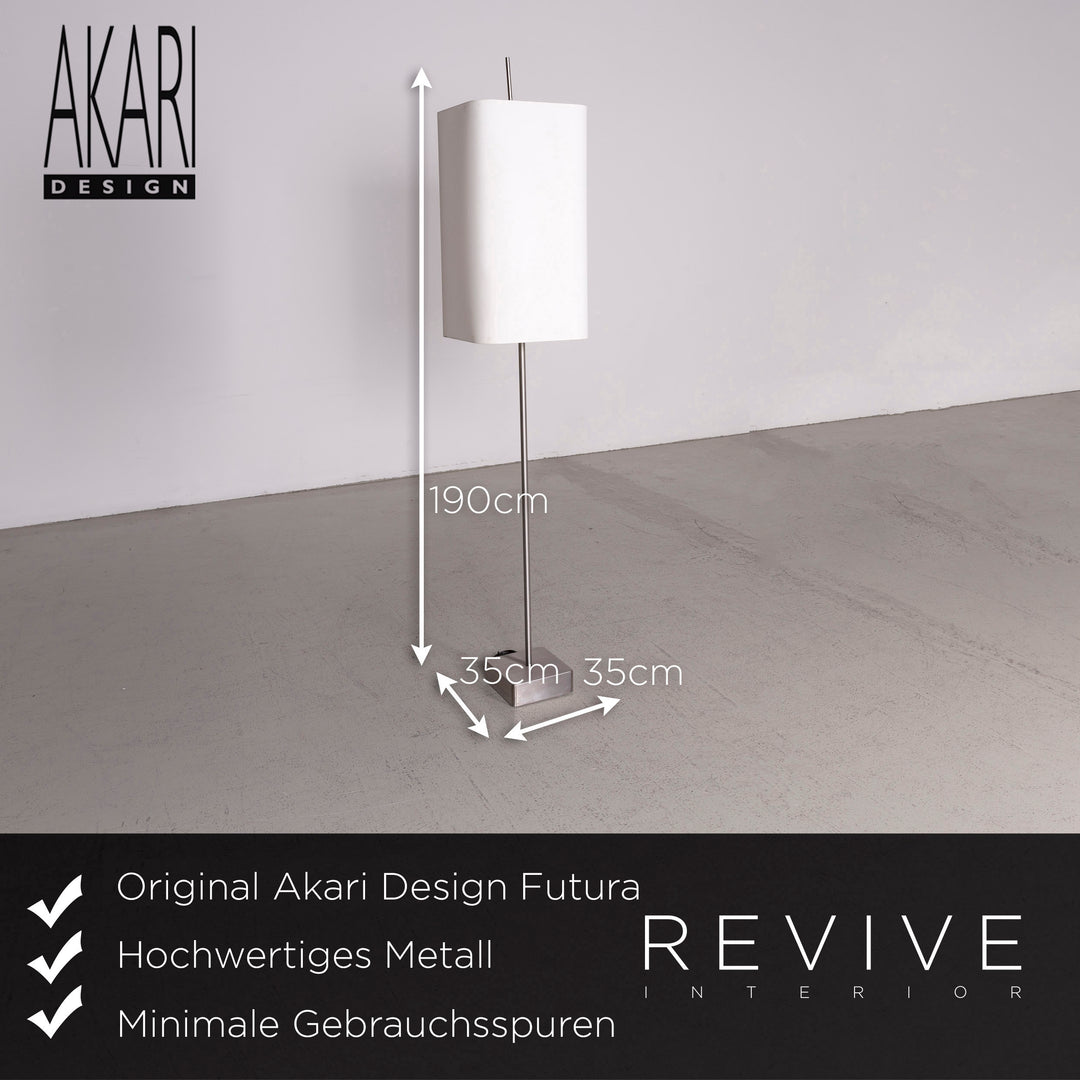 Akari Design Futura Floor Designer Floor Lamp Set White Lamp Modern Lamp #7904