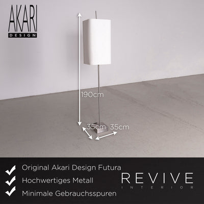 Akari Design Futura Floor Designer Stehleuchte Set Weiß Lampe Modern Leuchte #7904