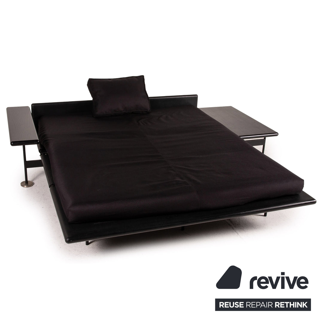 Arflex Pepper Fabric Sofa Bed Black Three Seater Sofa Couch