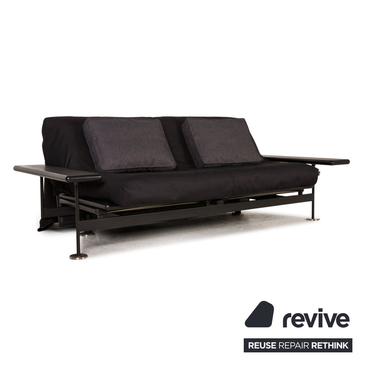 Arflex Pepper Stoff Sofa Anthrazit Dreisitzer Schlafsofa Couch Funktion Neubezug