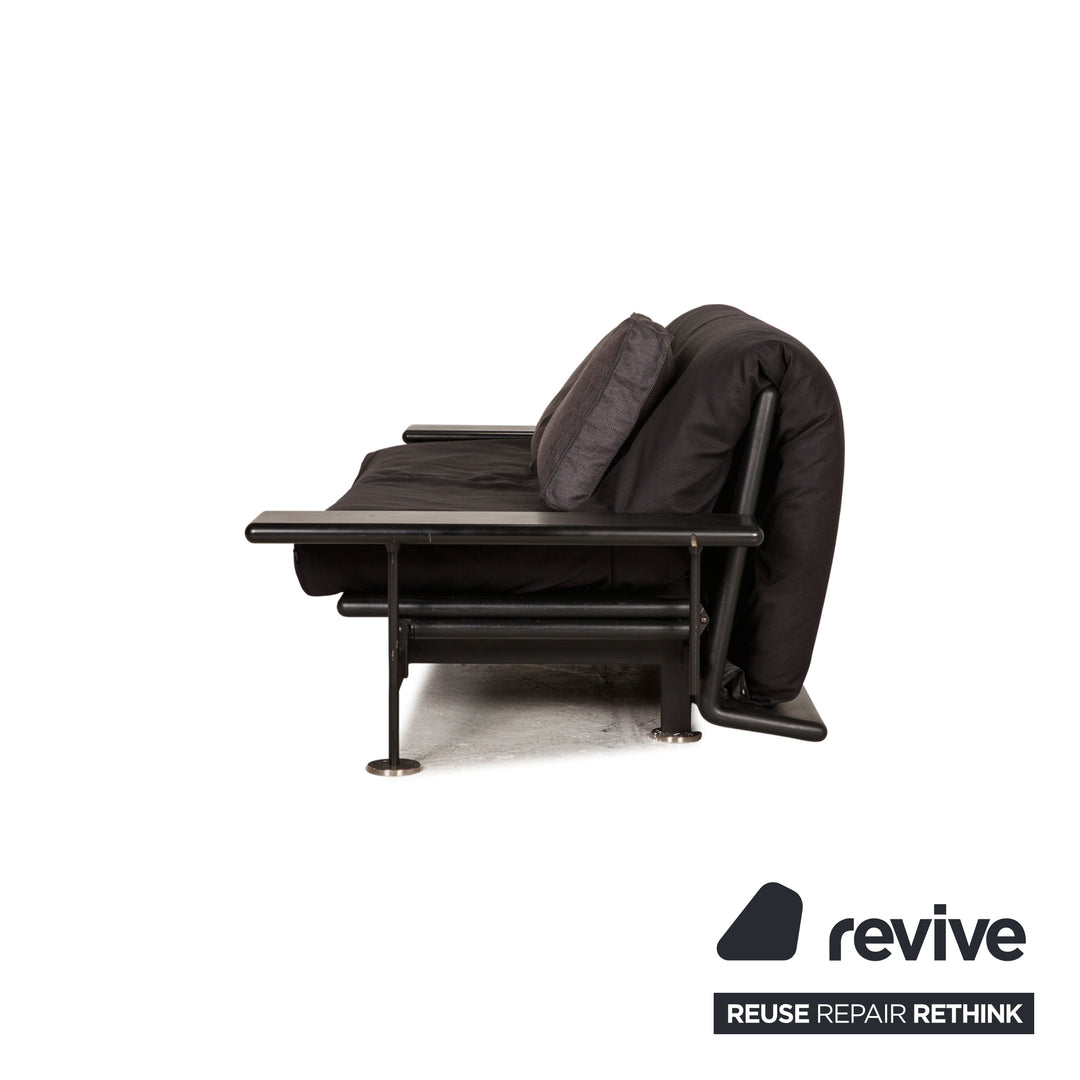 Arflex Pepper Stoff Sofa Anthrazit Dreisitzer Schlafsofa Couch Funktion Neubezug