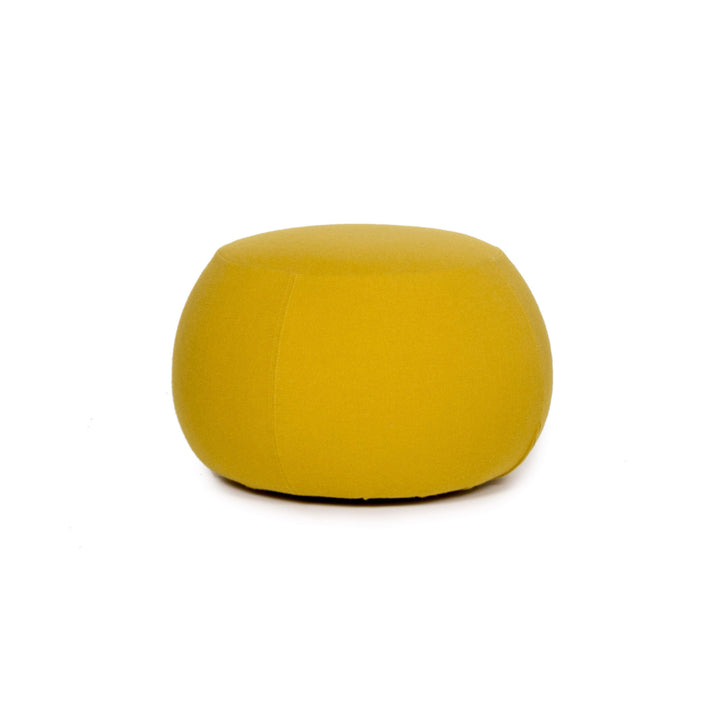 Arper Pix 67 Tabouret en tissu Pouf jaune #13205