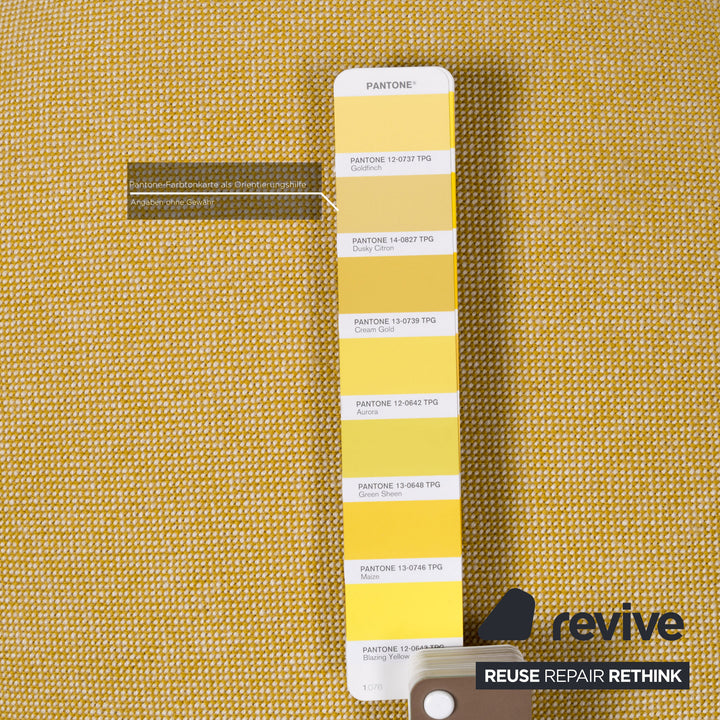 Arper Pix 67 Fabric Pouf Yellow Pouf #13206