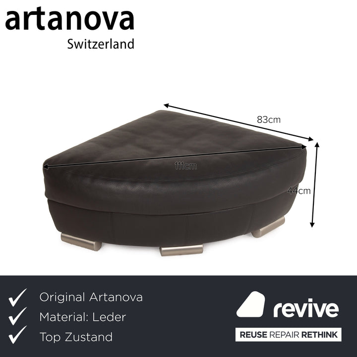 Artanova Medea Leder Hocker Hocker