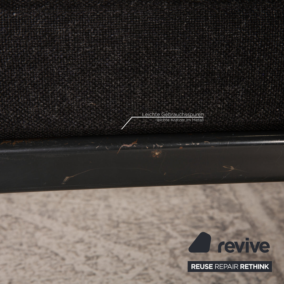 Auping Cléopâtre chaise longue en tissu anthracite