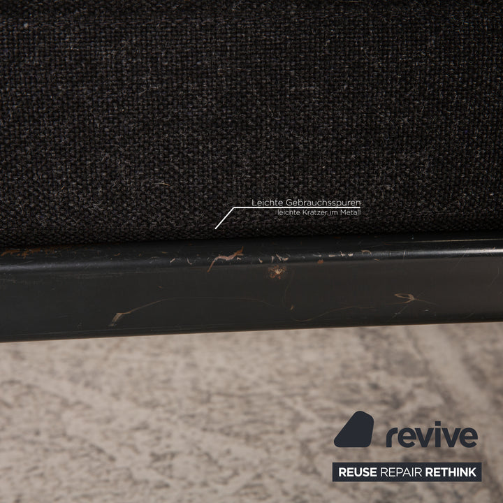 Auping Cléopâtre chaise longue en tissu anthracite