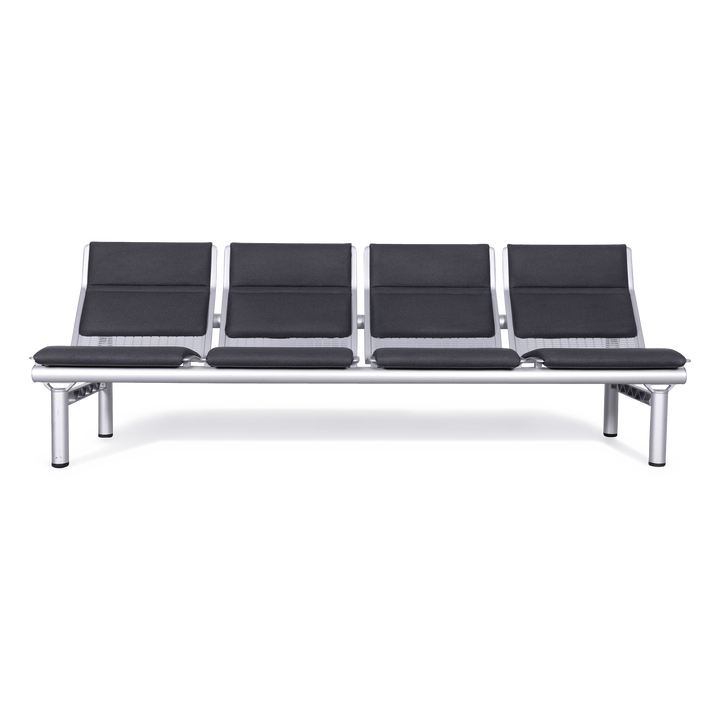 Wilkhahn Tubis canapé en tissu anthracite banquette quatre places #6699