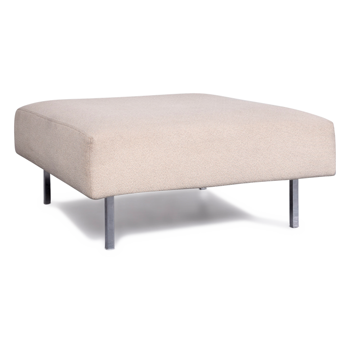 Molteni designer fabric stool cream #6981