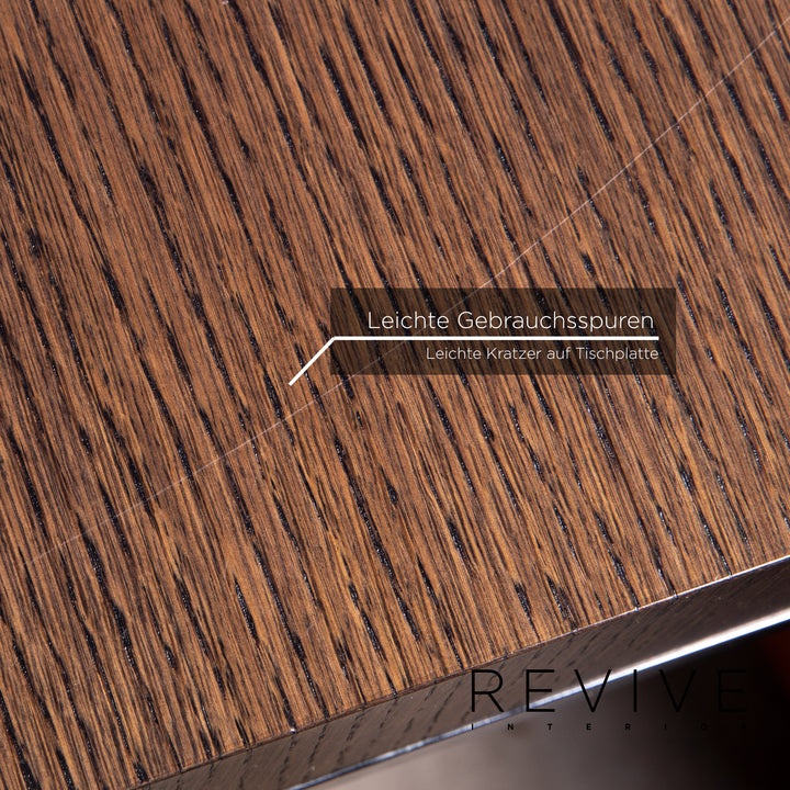 B&amp;B Italia Athos 12 Table à manger extensible en bois et métal #14816