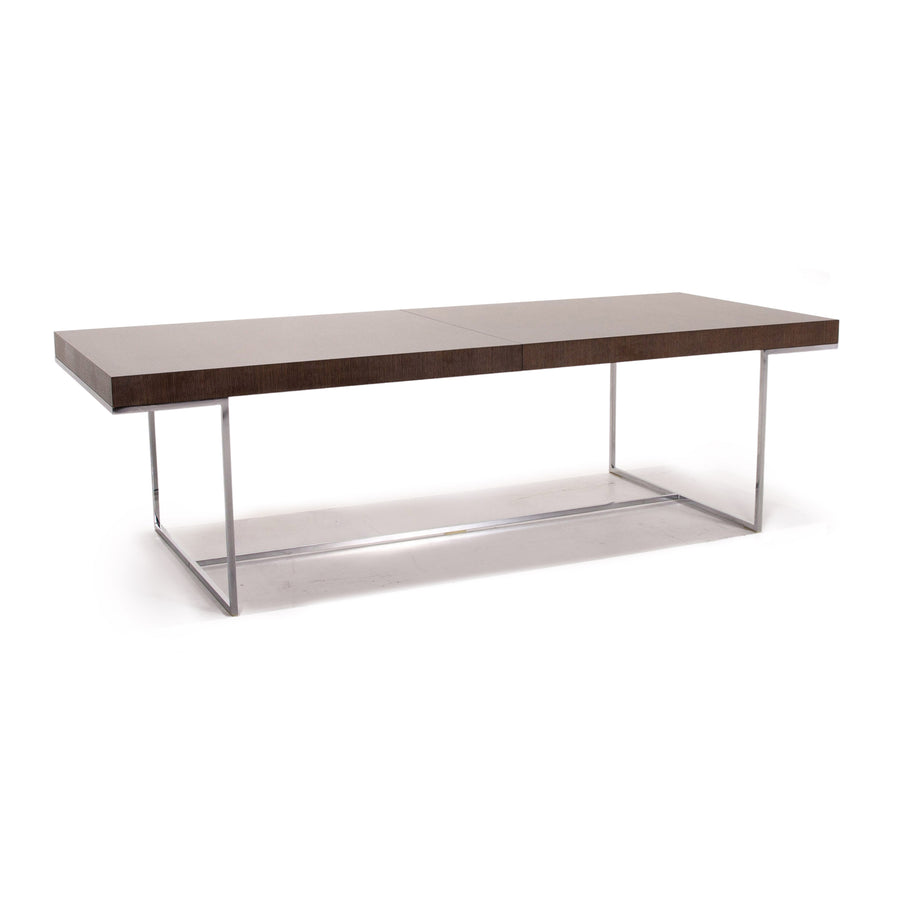 B&amp;B Italia Athos 12 Table à manger extensible en bois et métal #14816