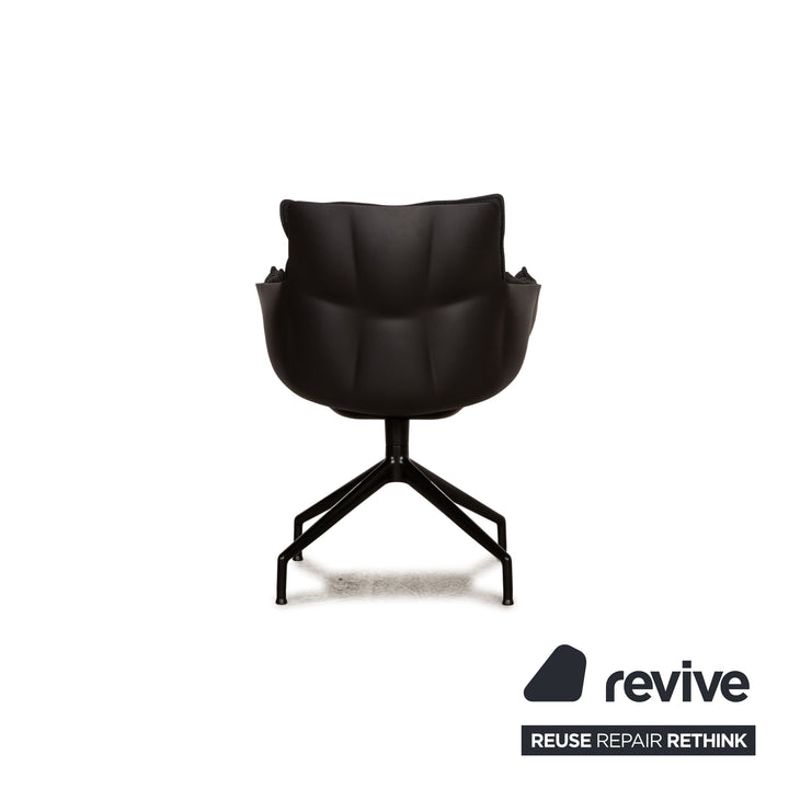 B&amp;B Italia Husk chaise en tissu chaise de conférence anthracite