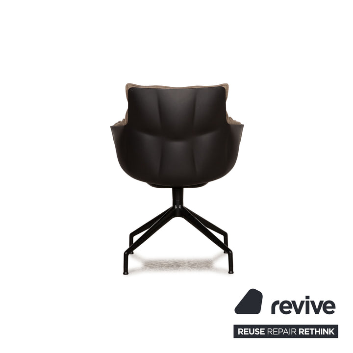 B&amp;B Italia Husk Fabric Chair Chaise de conférence beige