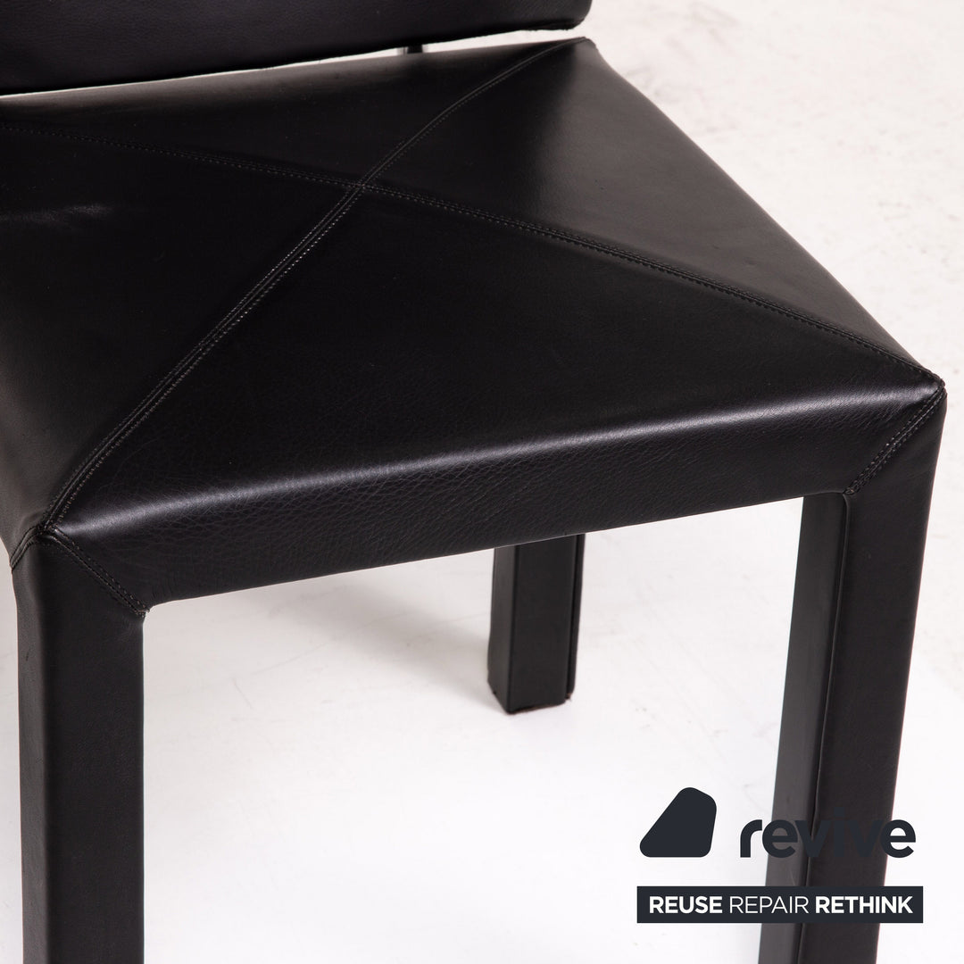 B&amp;B Italia Leather Chair Black #15032