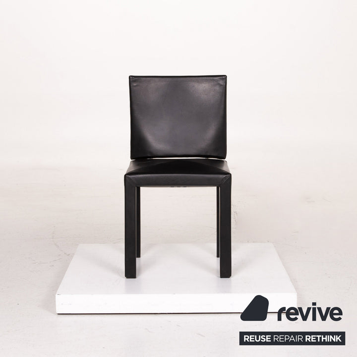 B&amp;B Italia Leather Chair Black #15032