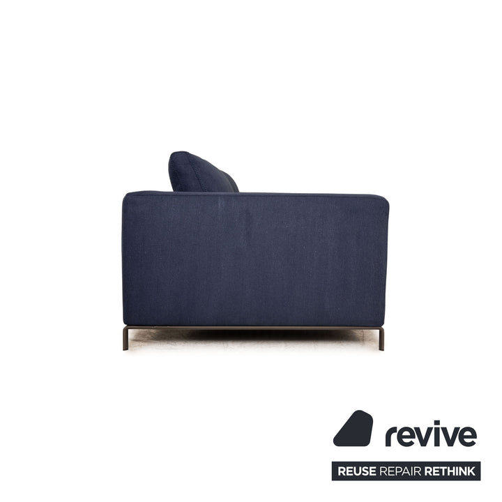 B&B Italia Ray Stoff Viersitzer Blau Sofa Couch