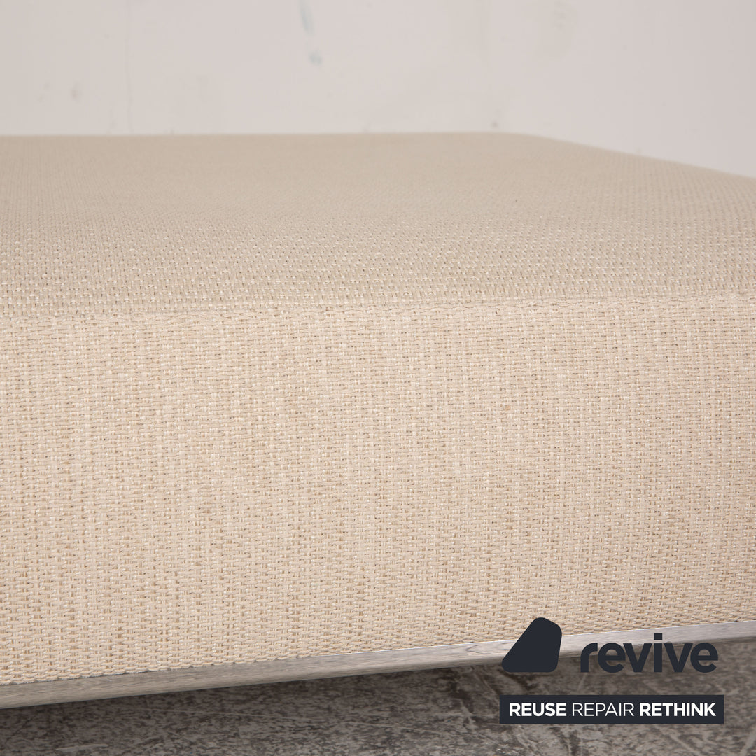 Tabouret en tissu B&amp;B Italia crème