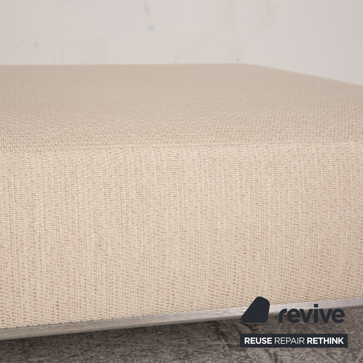 Tabouret en tissu B&amp;B Italia crème