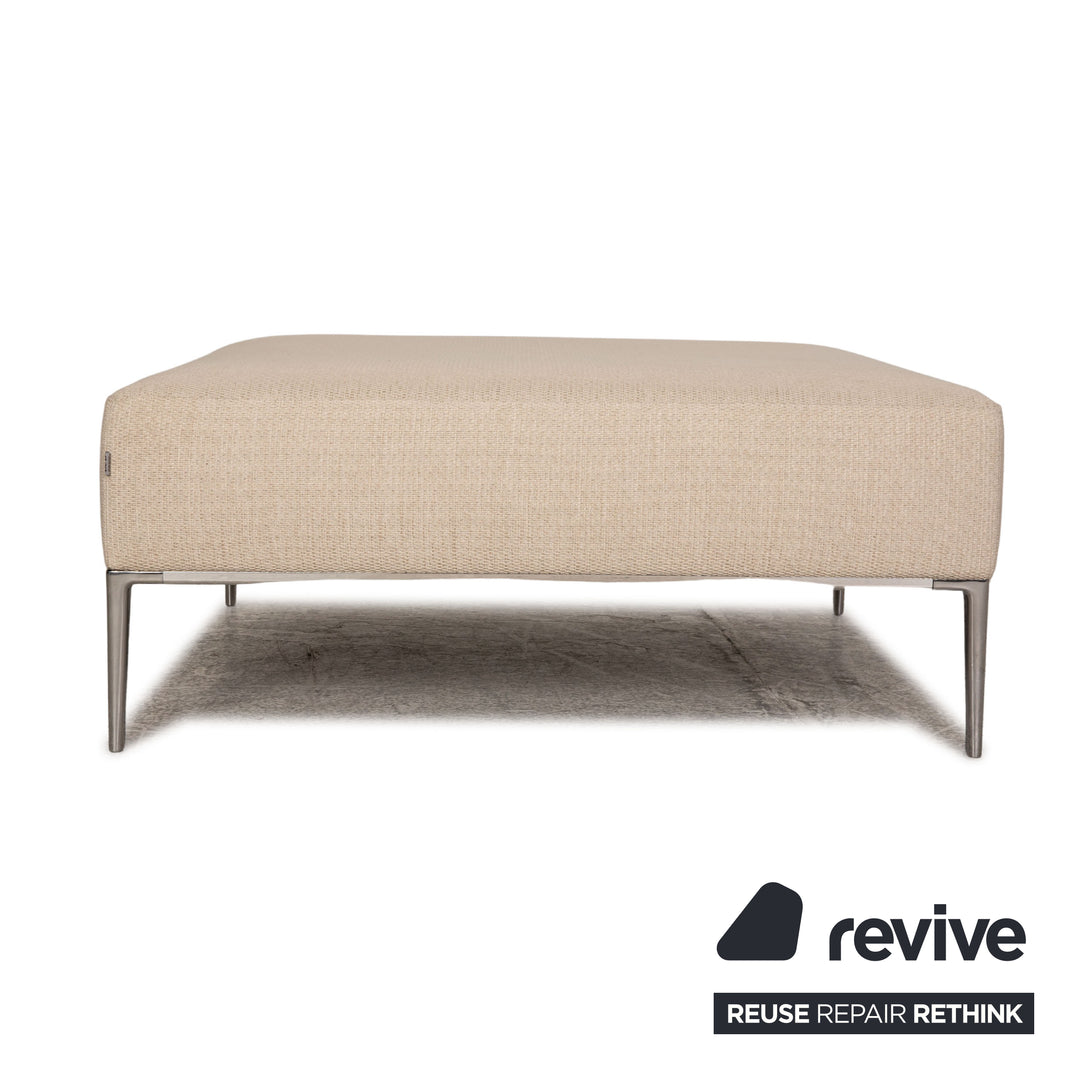 Tabouret en tissu B&amp;B Italia crème