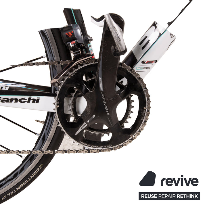 Bianchi Oltre XR2 2014 Carbon Fahrrad Weiß Rennrad Schwarz RH S