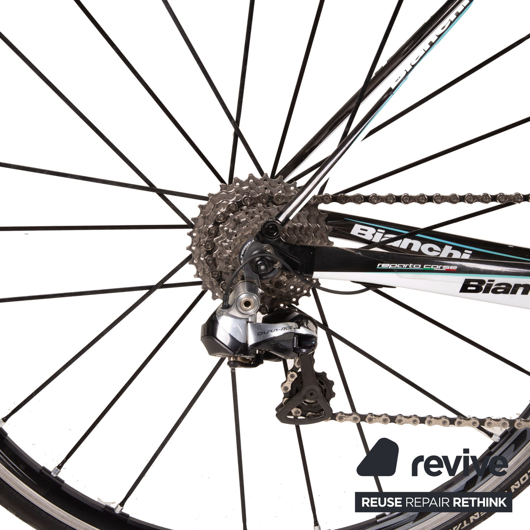 Bianchi Oltre XR2 2014 Carbon Fahrrad Weiß Rennrad Schwarz RH S