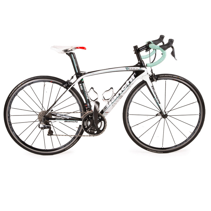 Bianchi Oltre XR2 2014 Carbon Fahrrad Weiß Rennrad Schwarz RH S