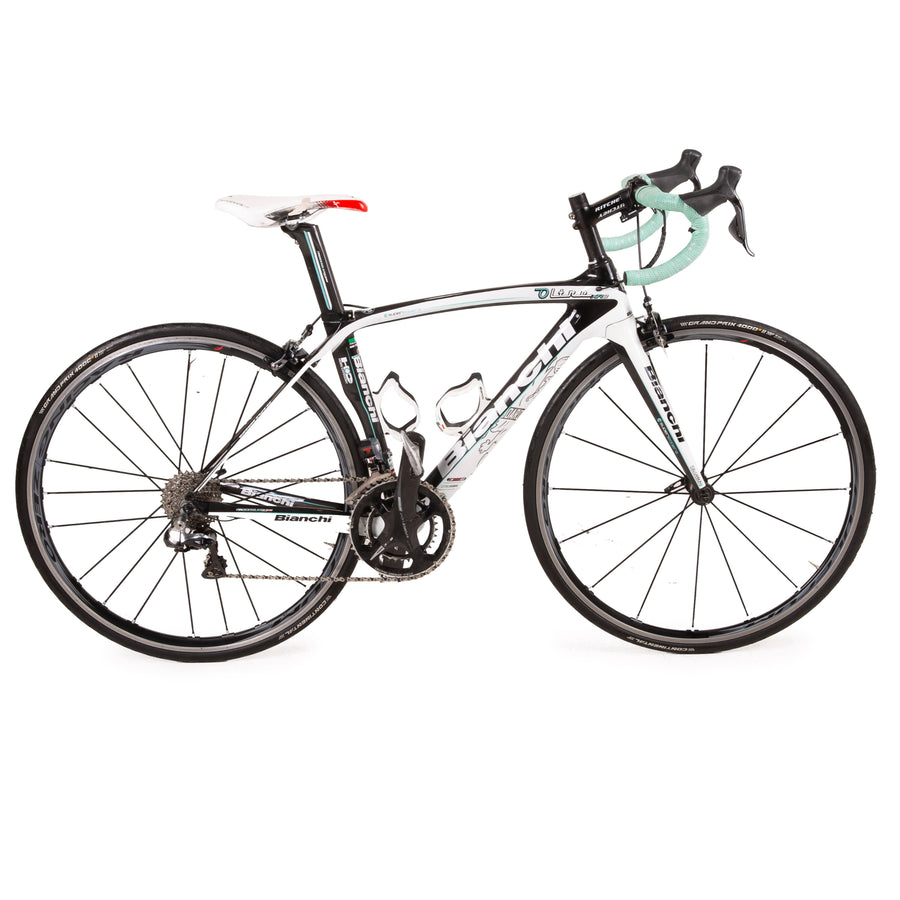 Bianchi Oltre XR2 2014 Carbon Fahrrad Weiß Rennrad Schwarz RH S