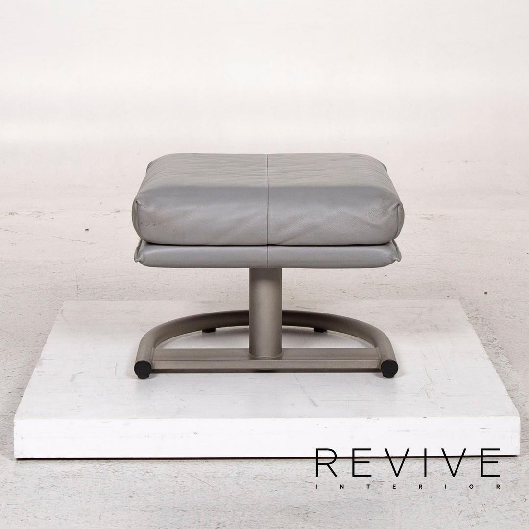BMP Rolf Benz Leder Sessel inkl. Hocker Relaxsessel Relaxfunktion Funktion #12826