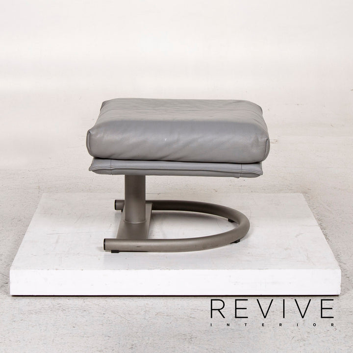 BMP Rolf Benz Leder Sessel inkl. Hocker Relaxsessel Relaxfunktion Funktion #12826
