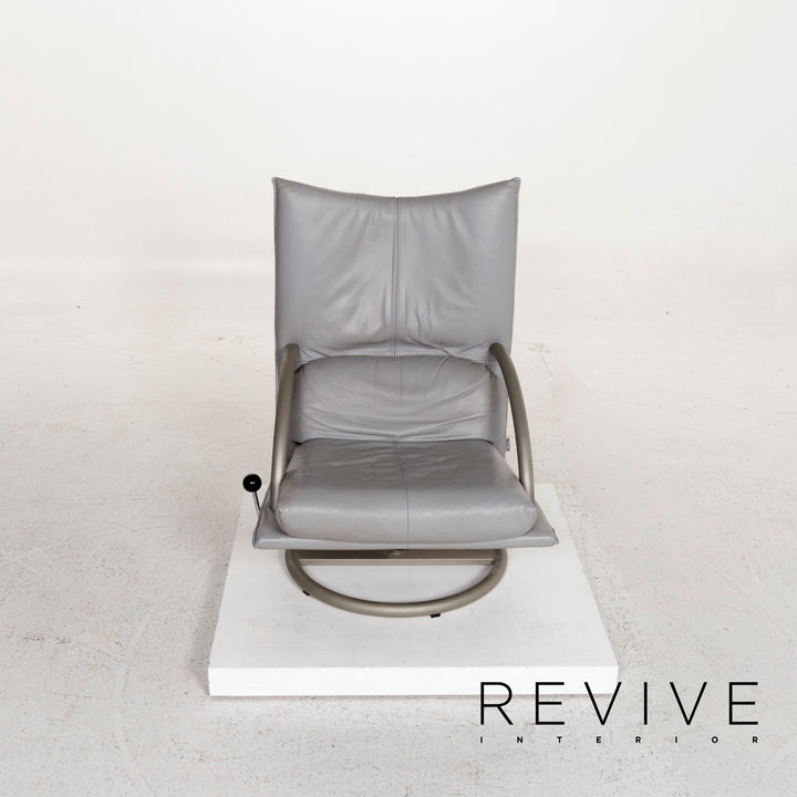 BMP Rolf Benz Leder Sessel inkl. Hocker Relaxsessel Relaxfunktion Funktion #12826