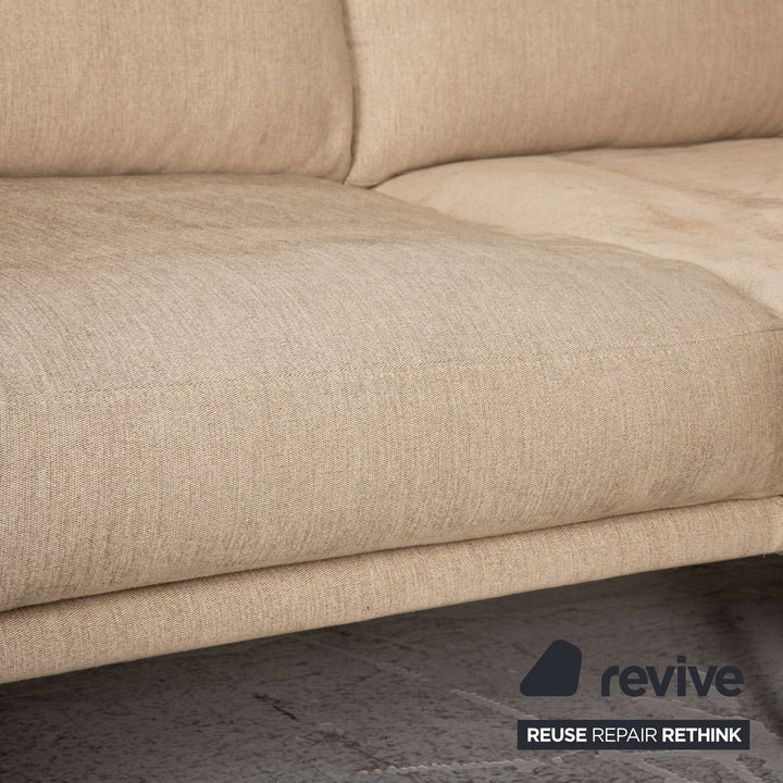 BoConcept Carlton fabric corner sofa beige sofa couch