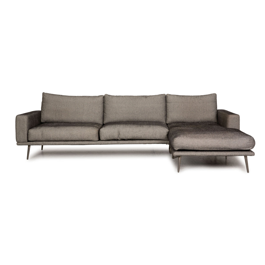 BoConcept Carlton Fabric Sofa Gray Corner Sofa Couch