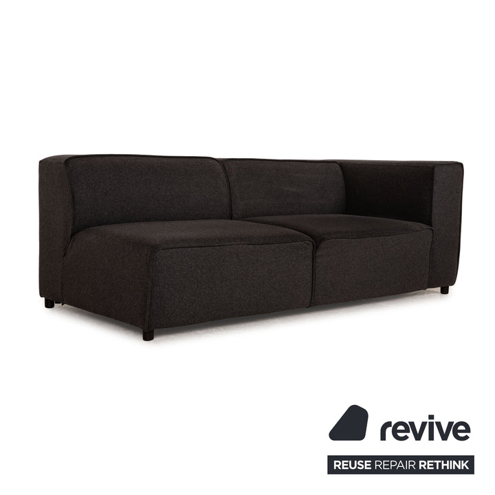 BoConcept Carmo fabric sofa anthracite two-seater couch