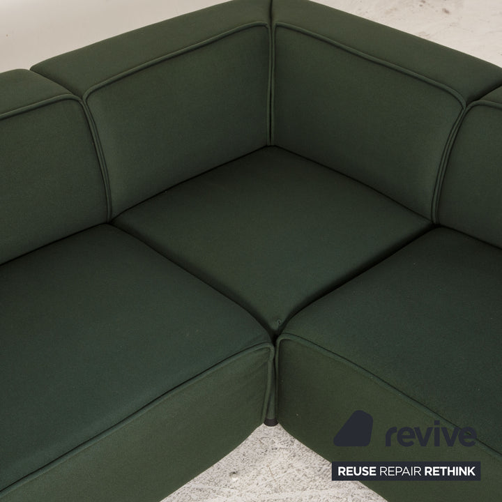 BoConcept Carmo Fabric Sofa Dark Green Corner Sofa Couch