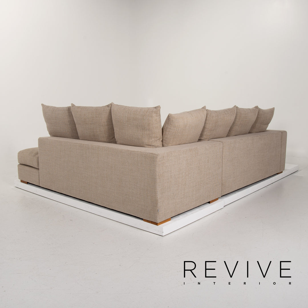 BoConcept Cenova Fabric Corner Sofa Beige Sofa Couch #13853