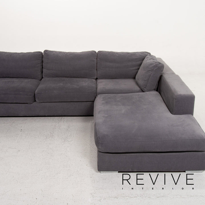 BoConcept Cenova Fabric Corner Sofa Gray Sofa Couch #13463