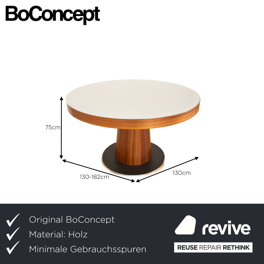 BoConcept Granada Holz Esstisch Braun Walnuss Ausziehfunktion 130/182 x 130 cm