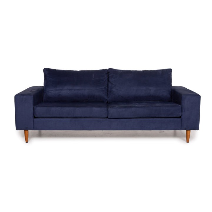 BoConcept Indivi 2 Stoff Sofa Blau Dreisitzer