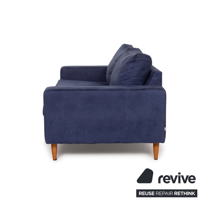 BoConcept Indivi 2 Stoff Sofa Blau Dreisitzer