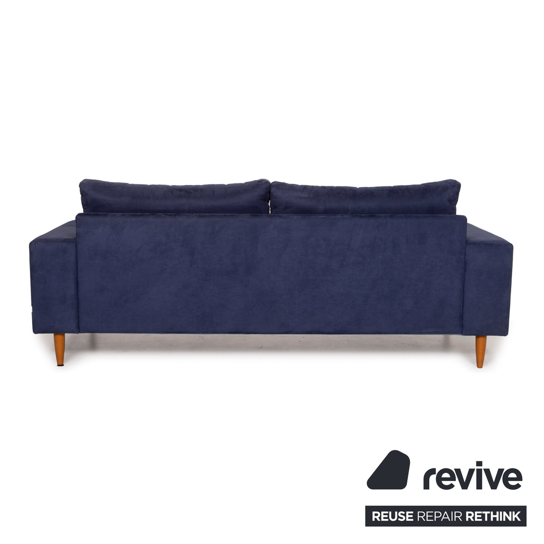 BoConcept Indivi 2 Stoff Sofa Blau Dreisitzer