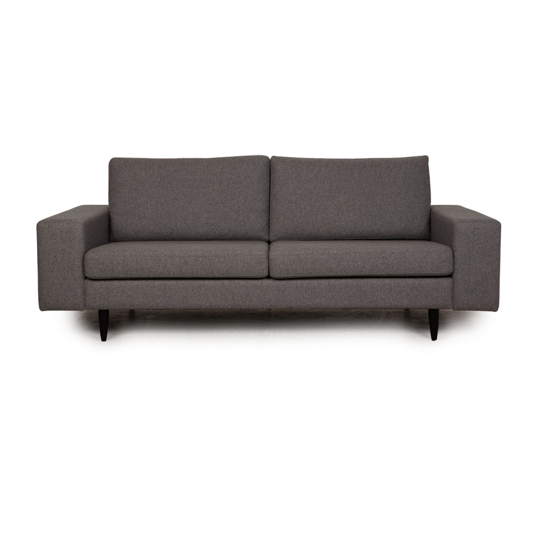 BoConcept Indivi Stoff Dreisitzer Grau Couch Sofa