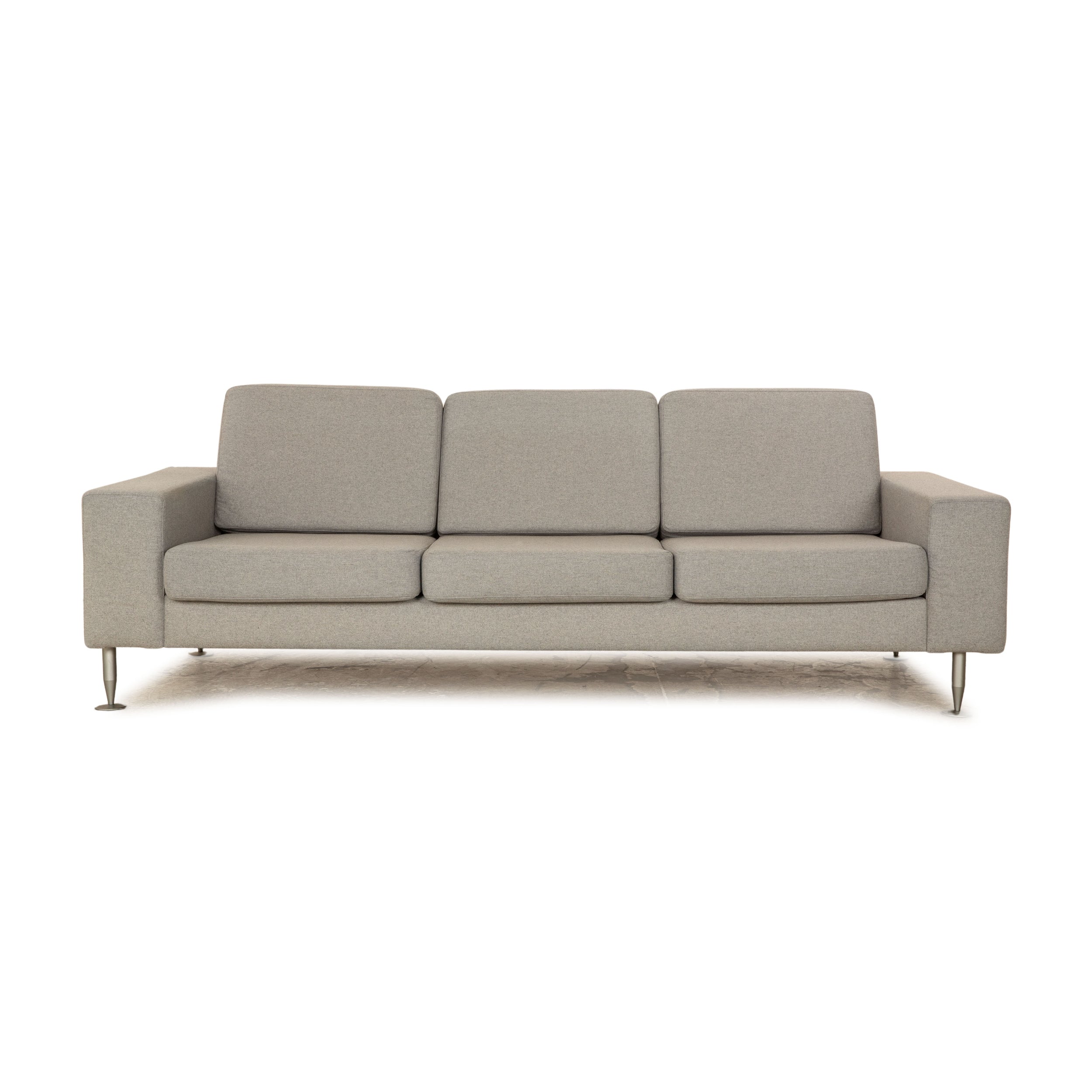 BoConcept Indivi Stoff Dreisitzer Grau Sofa Couch