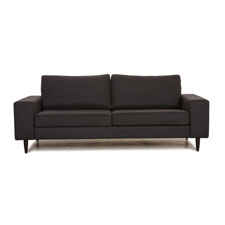 BoConcept Indivi Stoff Sofa Anthrazit Zweisitzer Sofa Couch