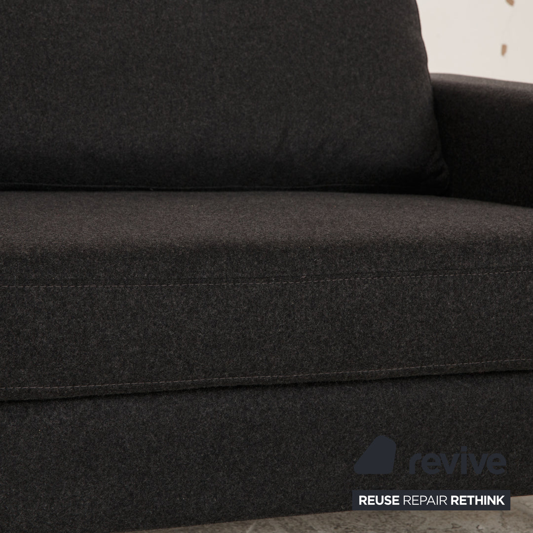 BoConcept Indivi Stoff Sofa Anthrazit Zweisitzer Sofa Couch