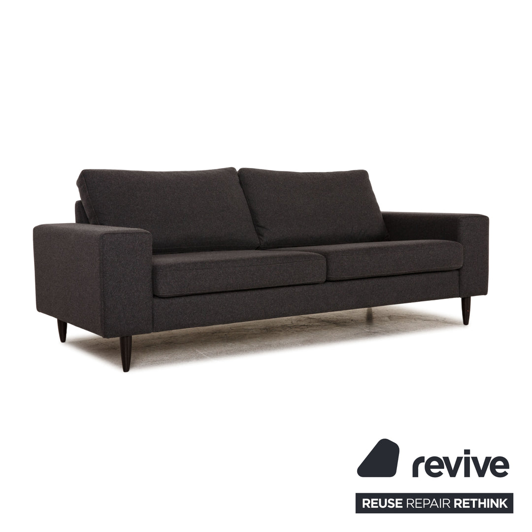 BoConcept Indivi Stoff Sofa Anthrazit Zweisitzer Sofa Couch