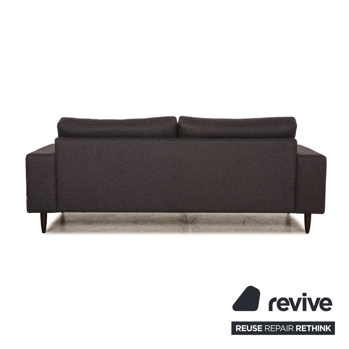 BoConcept Indivi Stoff Sofa Anthrazit Zweisitzer Sofa Couch