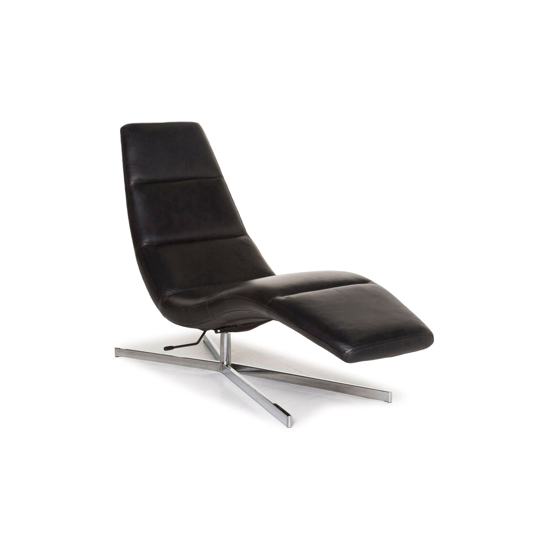 BoConcept leather lounger black relax function function #12605